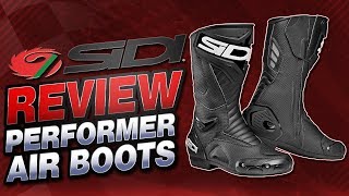 Sidi Performer Air Boots Review  Sportbike Track Gear [upl. by Alimat]