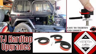 Jeep TJ Hardtop Upgrades that don’t break the bank amp latch fix Ep 17 jeep [upl. by Llyrrad]