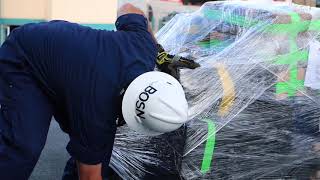 The Coast Guard offloads approximately 185 tons of interdicted cocaine in Port Everglades [upl. by Avaria]