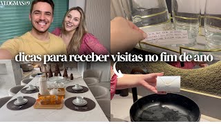 VLOGMAS9 Organização da casa e dicas para receber visitas no fim de ano [upl. by Bonilla]