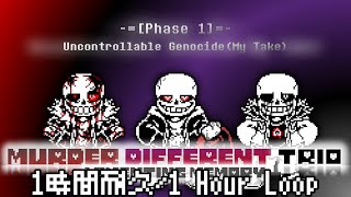 Uncontrollable Genocide 1時間耐久  1 Hour LoopMurder Different Trio Lamenting Memory [upl. by Yrogiarc]