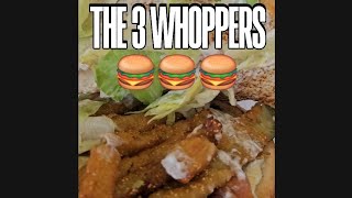 THE 3 WHOPPERS 🍔🍔🍔 [upl. by Ahsitnauq254]