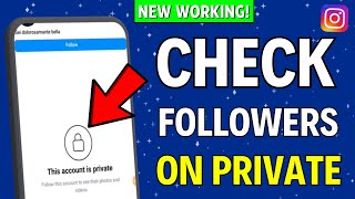 How to Check Followers on Private Instagram Account 2024 [upl. by Asined154]