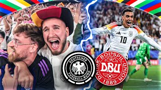 WIR stehen im VIERTELFINALE BUS KAPUTT🚎🚑 Deutschland vs Dänemark Stadionvlog🇩🇪🇩🇰😱 [upl. by Algie158]