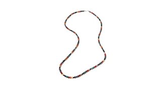 Jay King Multigem Beaded Sterling Silver 4734quot Necklace [upl. by Olethea]