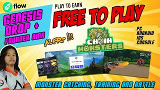 ChainMonsters  Genesis Drop  AMA ALERT  In Depth Review Free to Play  Play to Earn [upl. by Fielding]