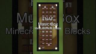 FNAF Music Box  Minecraft Note Blocks [upl. by Riley698]