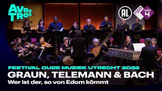 Graun Telemann amp Bach Nederlandse Bachvereniging  Festival Oude Muziek Utrecht  Live concert HD [upl. by Agem420]