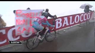 Giro dItalia Vincenzo NIBALI eroe nella tempesta di neve sulle Tre Cime di Lavaredo [upl. by Elberfeld600]