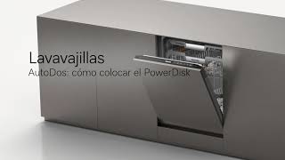 Lavavajillas AutoDos cómo colocar el PowerDisk  Miele [upl. by Shah]