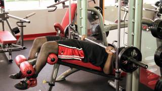 Decline Smith Machine Bench Press [upl. by Dranek]