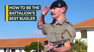 British soldiers compete to become the Commanding Officers Bugler [upl. by Thia]