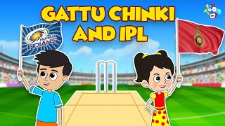 Gattu Chinki and IPL  Rcb vs GT  Animated Stories  English Cartoon  Moral Stories  PunToon [upl. by Egide]