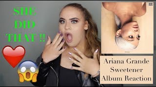 Ariana Grande Sweetener Album REACTION  Elise Wheeler [upl. by Araiet]