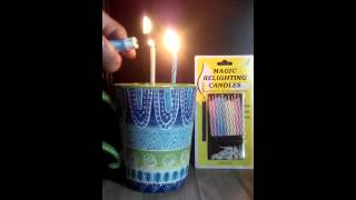 Magic Relighting Candle by OEG [upl. by Erehpotsirhc]