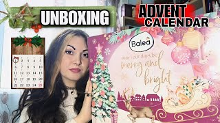 UNBOXING ADVENT CALENDAR BALEA 2023 🎅🎄💕 [upl. by Lambertson]