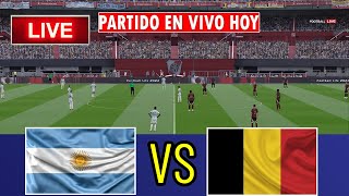 ARGENTINA VS BELGIUM LIVE  INTERNATIONAL FRIENDLY MATCH 2024  FULL MATCH LIVE TODAY EFOOTBALL [upl. by Cleary]