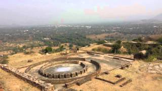 Buddhist Stupa ruins at Bairat Jaipur India [upl. by Arratahs881]