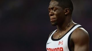 Canada Disqualified In 4x100m Relay London 2012 [upl. by Pacian298]