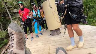 Zip lining at Pipestem WV 8 23 2020 [upl. by Burner730]