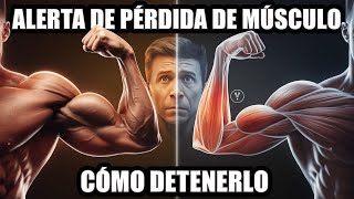 SARCOPENIA 3 RAZONES por las que PIERDES MUSCULATURA sin darte cuenta 💪 [upl. by Gerty]