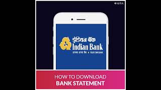 How To Download Indian Bank Statement [upl. by Mcgean]