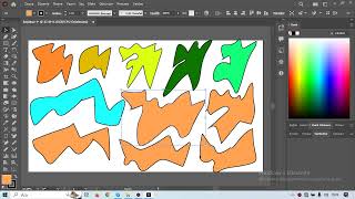 Adobe Illustrator Şekillerde Anlatımı Değiştirmeleri Eğitimleri [upl. by Nohpets]