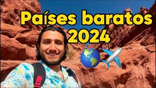 5 PAÍSES BARATOS PARA VIAJAR EN 2024  DESTINOS ECONÓMICOS [upl. by Anirrehs]