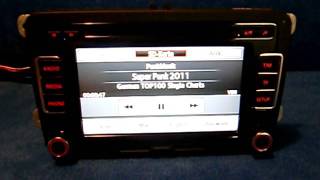 VW RCD 510  Radio Autoradio carradio car 3C8035190C  httpwwwschwabonlineshopde [upl. by Oretos988]