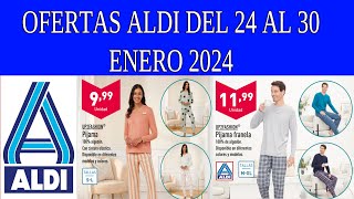 Bazar ALDI del 24 de enero 2024  Catálogo ALDI del 24 al 30 de enero 2024  Ofertas ALDI [upl. by Llenrev]