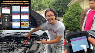 Testing Car Starter Is Super Easy Using KingbolenBM520  61224V Battery Alternator Charging System [upl. by Akym]