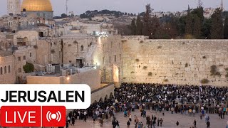 EN VIVO  Jerusalén 🔴 Live Cam  The Western Wall Muro de los lamentos [upl. by Haye37]