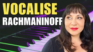 Rachmaninoff VOCALISE Excerpt EasyIntermediate Piano [upl. by Ahsekim]