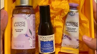 Unboxing L’Occitane White Lavender Body Kit [upl. by Gervase]