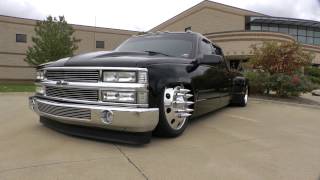 Bagged Chevy 3500 Dually  February 2013 [upl. by Eelatan118]