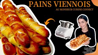 recette monsieur cuisine connect le secret pour des pains viennois hyper moelleux [upl. by Rundgren293]