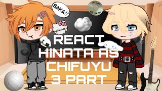 Haikyuu react to Hinata as Chifuyu harem hinata3 part [upl. by Edgardo]