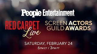 🔴 2024 SAG Awards Red Carpet Live  February 24th 2024 6PM ET  Entertainment Weekly [upl. by Enaerb786]