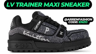 LV TRAINER MAXI SNEAKER UNBOXING AND REVIEW ARREN FASHION [upl. by Kristin]