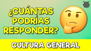 Examen de Cultura General 🧠🐱 50 preguntas cultura general [upl. by Genesa]