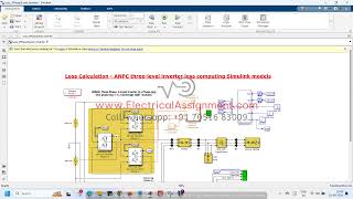 Loss Calculation ANPC threelevel inverter loss computing Simulink models  Electrical Assignment [upl. by Mcneely4]