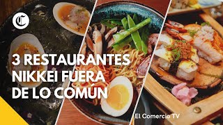 3 RESTAURANTES NIKKEI para vivir una experiencia FUERA DE LO COMÚN 😋🍣  Provecho [upl. by Nylemaj868]