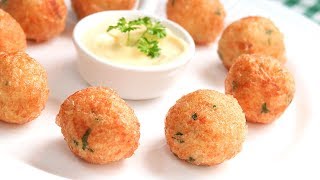 Albóndigas o Croquetas de Bacalao y Patata  Muy Fáciles y Deliciosas [upl. by Davine637]