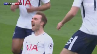 Christian Eriksen vs Chelsea A 1718 [upl. by Nadnerb952]