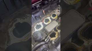 14 dodge grand caravan oil leak engine valley Oil filter housing and cooler [upl. by Okorih]