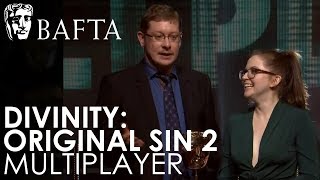 Divinity Original Sin II wins Multiplayer  BAFTA Games Awards 2018 [upl. by Ahsaeyt]