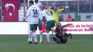 Bursaspor 1  2 Amed Sportif Maç Özeti 31 Ocak 2016 [upl. by Attayek]