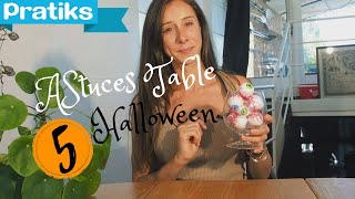 DIY  5 astuces pour décorer votre table à Halloween [upl. by Cutty684]