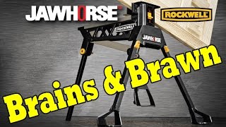 Rockwell Jawhorse Portable Workstation  CRAZY LADDER  RK9003 Review Video [upl. by Nekal990]