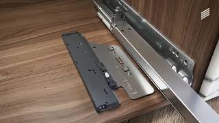 Moving precision Drawer runner Actro 5D by Hettich [upl. by Pike137]